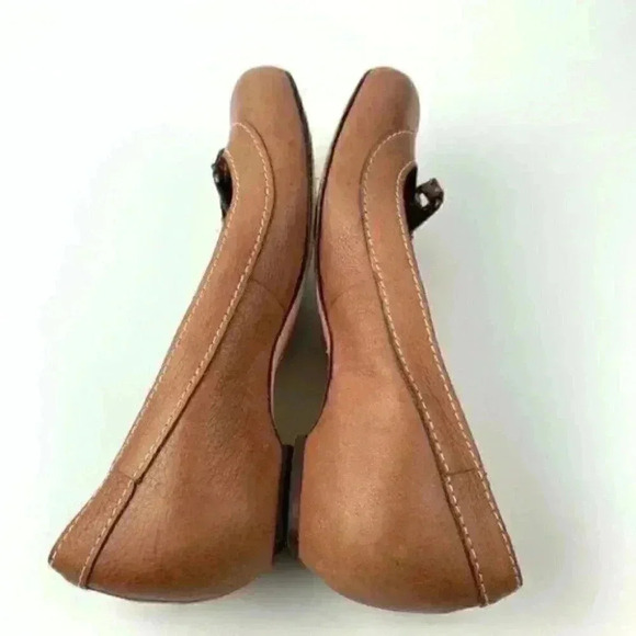 Corso Como flats 10 brown leather round toe hidden - Picture 4 of 8